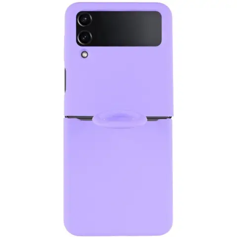 Чохол Foldables Silicone Cover Lakshmi (AAA) для Samsung Galaxy Z Flip4 Бузковий / Dasheen