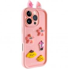 Чехол TPU Toys Case with Ears для Apple iPhone 16 Pro (6.3")
