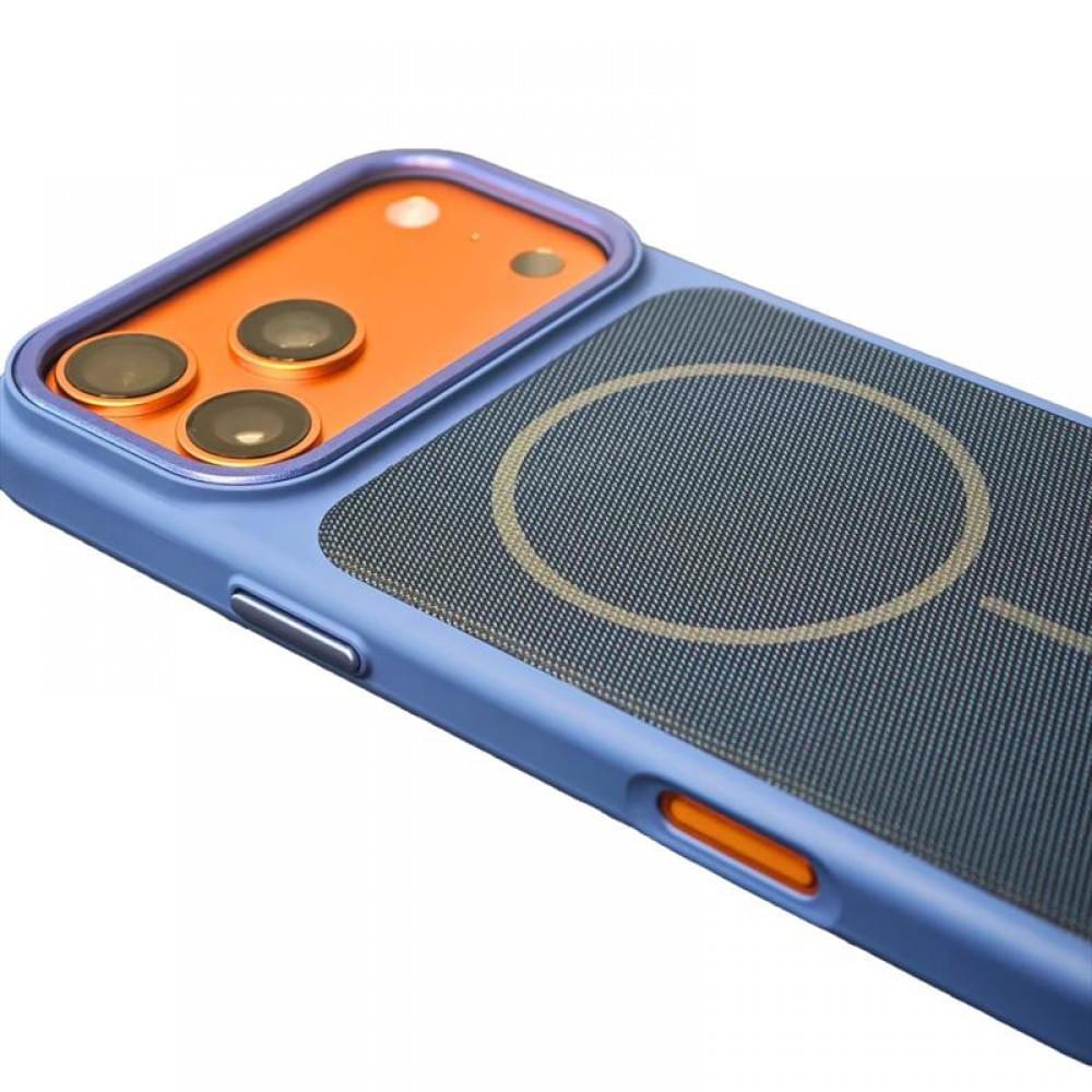 Чохол TPU TechWoven Hybrid with MagSafe для Apple iPhone 17 Pro Max (6.9") Blue