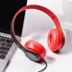 Накладні навушники Borofone BO5 (3.5mm/1.2m) Червоний
