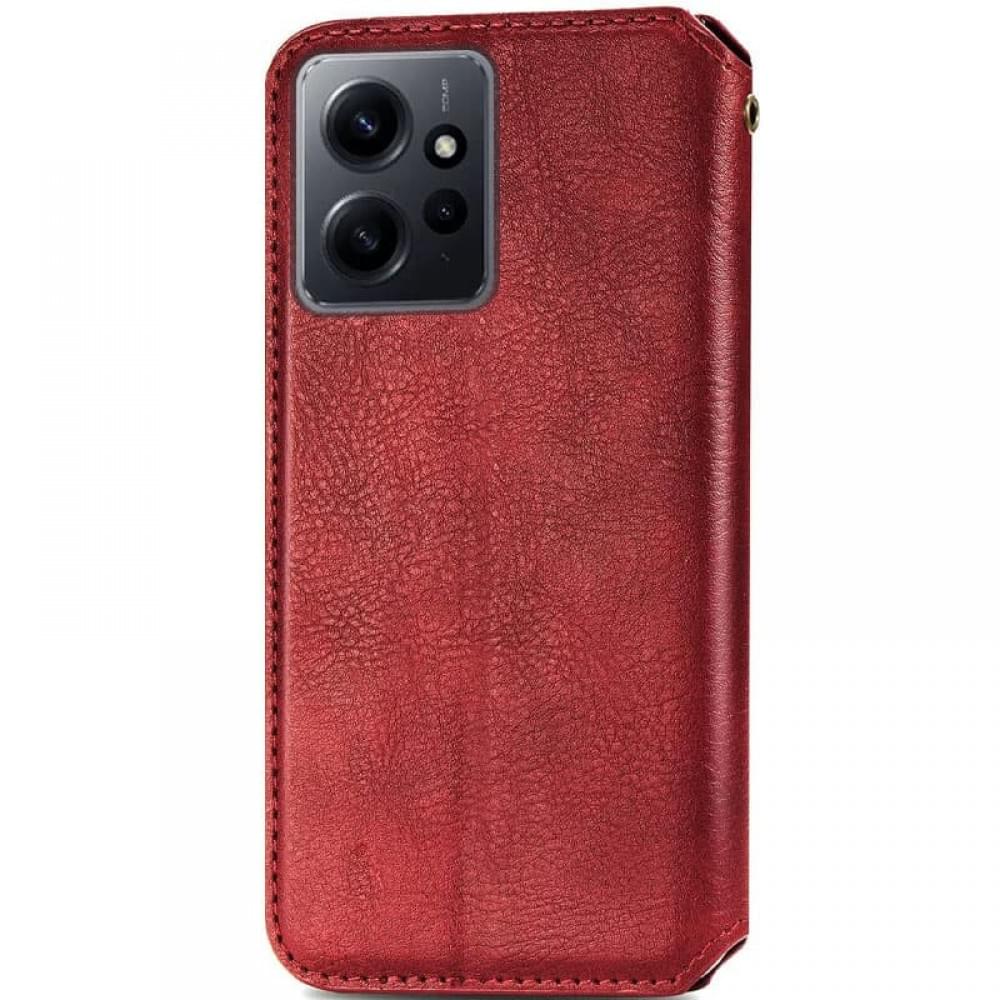 Кожаный чехол-книжка GETMAN Cubic (PU) для Xiaomi Redmi Note 12 4G