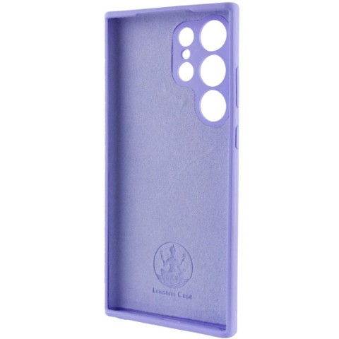 Чохол Silicone Cover Lakshmi Full Camera (AAA) with Logo для Samsung Galaxy S24 Ultra Бузковий / Dasheen