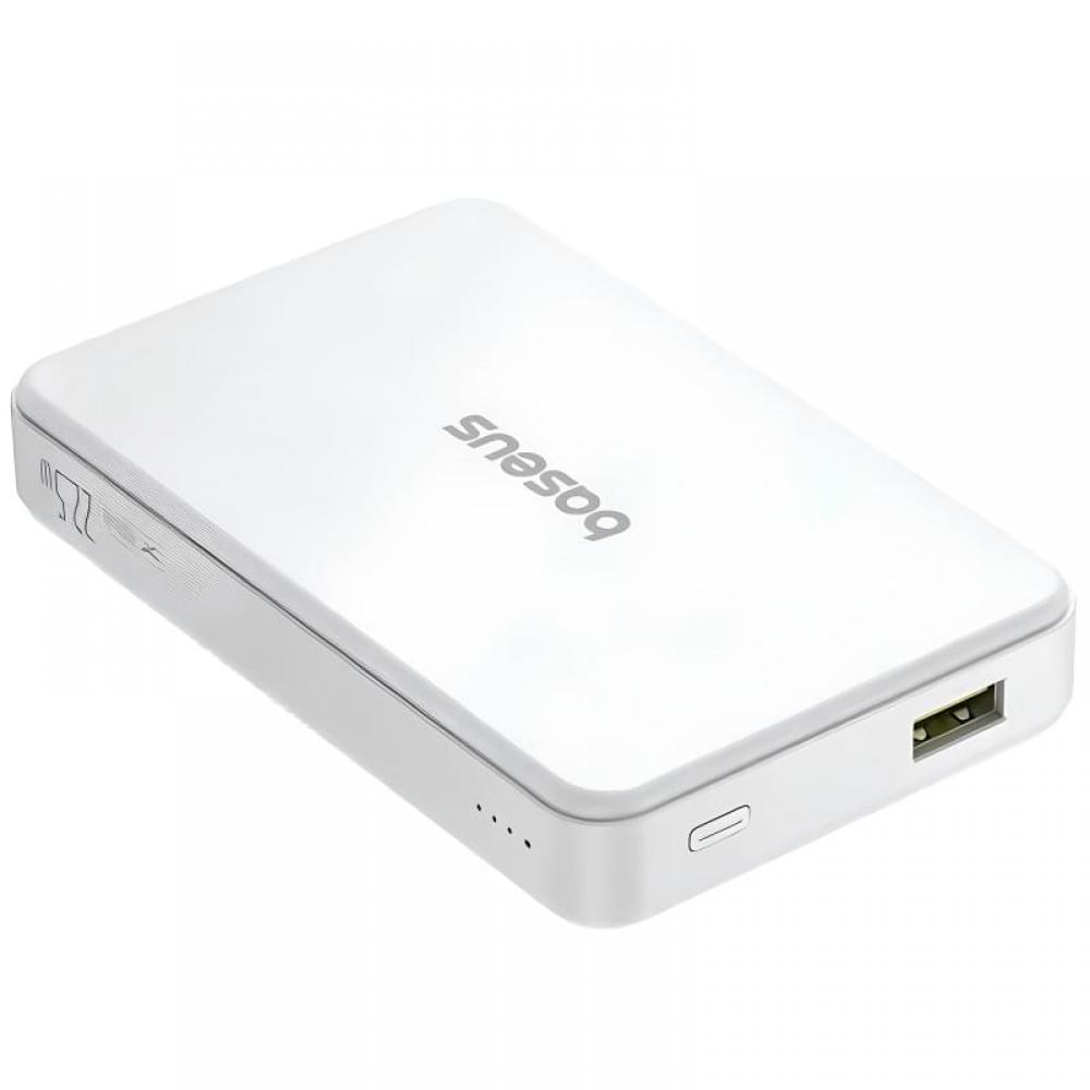 Портативний ЗП Power Bank Baseus EnerFill FM11 Ultra-Mini 22.5W з БЗП 10000mAh (P1008210E123) White