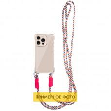 Чохол TPU CrossBody with straps для Apple iPhone 13 (6.1") Antique White