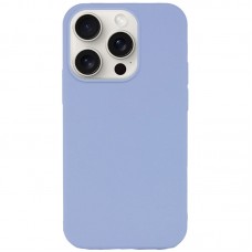 Чохол Silicone Case Full Protective (AA) NO LOGO для Apple iPhone 15 Pro (6.1") Блакитний / Lilac Blue