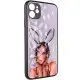 TPU+PC чохол Prisma Ladies для Apple iPhone 11 (6.1") Rabbit