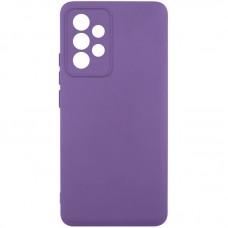 Чохол TPU GETMAN Liquid Silk Full Camera для Samsung Galaxy A32 4G Фіолетовий / Amethyst