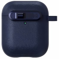 Футляр Frosted для навушників Airpods 1/2 Blue
