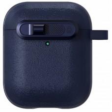Футляр Frosted для навушників Airpods 1/2 Blue
