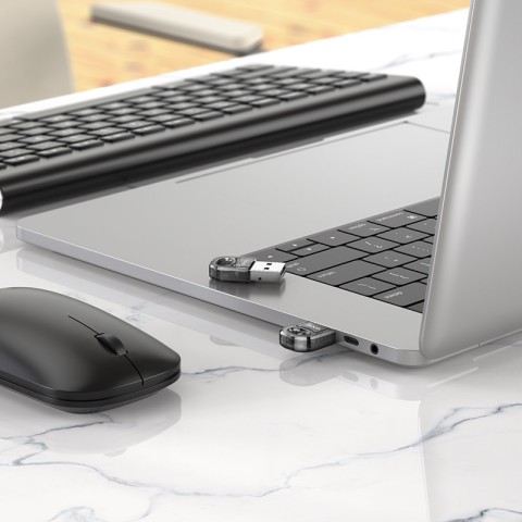 Bluetooth адаптер Hoco UA28 USB Transparent black