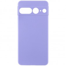 Чохол Silicone Cover Lakshmi Full Camera (AA) для Google Pixel 7 Pro Бузковий / Dasheen