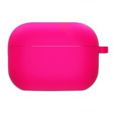 Силіконовий футляр з мікрофіброю для навушників Airpods 3 Рожевий / Barbie pink