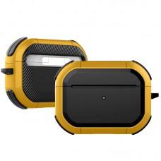 Футляр протиударний Black ed. для навушників Airpods Pro Yellow
