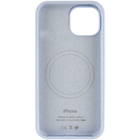Чохол Silicone Case Full Protective (AA) with MagSafe для Apple iPhone 11 (6.1") Блакитний / Lilac Blue