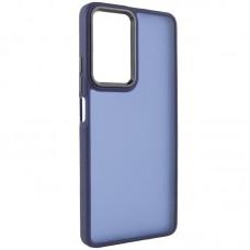 Чохол TPU+PC Lyon Frosted для Xiaomi Poco F5 Pro Navy Blue