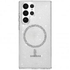 Чохол TPU Eclipse Sparkle (MagFit) для Samsung Galaxy S25 Ultra Transparent