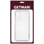 TPU чохол GETMAN Ease logo посилені кути для Samsung Galaxy A03s Безбарвний (прозорий)