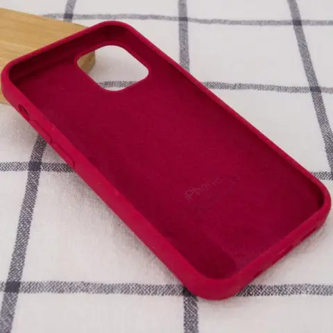 Чохол Silicone Case Full Protective (AA) для Apple iPhone 15 Plus (6.7") Червоний / Rose Red
