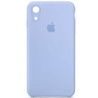 Чохол Silicone Case Square Full Camera Protective (AA) для Apple iPhone XR (6.1") Блакитний / Lilac Blue