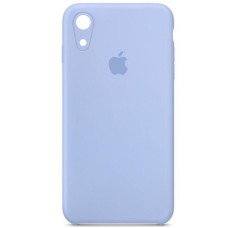 Чохол Silicone Case Square Full Camera Protective (AA) для Apple iPhone XR (6.1") Блакитний / Lilac Blue