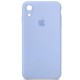 Чохол Silicone Case Square Full Camera Protective (AA) для Apple iPhone XR (6.1") Блакитний / Lilac Blue
