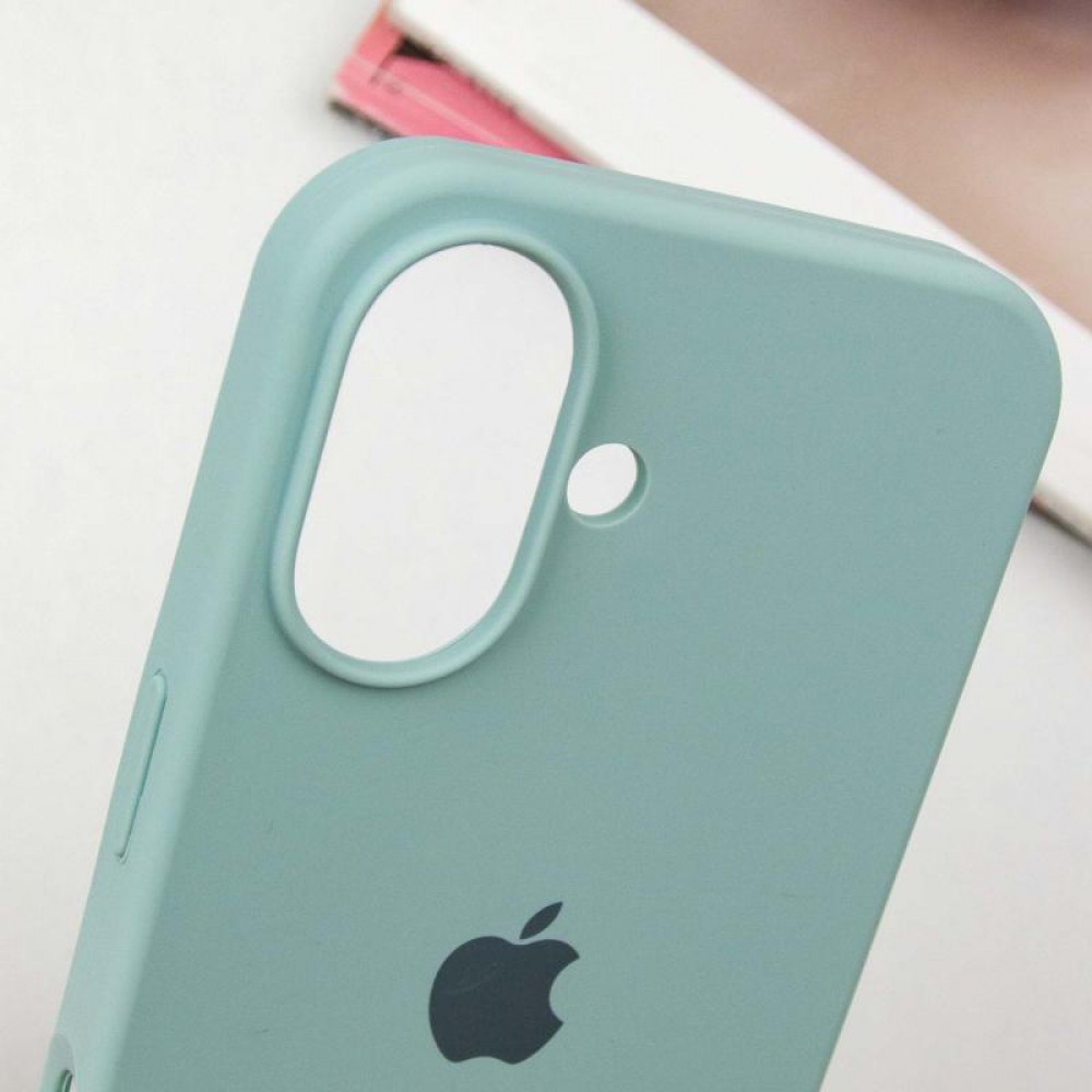 Чохол Silicone Case Full Protective (AA) для Apple iPhone 16 Plus (6.7") Бірюзовий / Beryl
