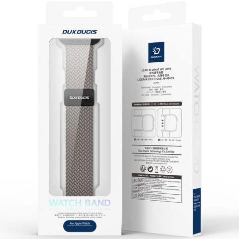 Ремінець Dux Ducis Mixture Ultra для Apple Watch 42(ser.1-3)/44/45/46/49mm Clay