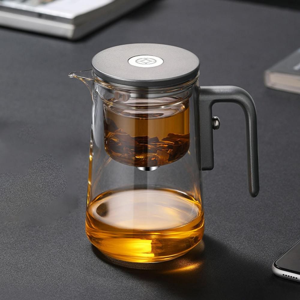 Чайник для заварювання TeaPot D-11 Fangyuan 800ml Gray handle