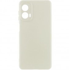 Чохол Silicone Cover Lakshmi Full Camera (AA) для Motorola Moto G24 Білий / White
