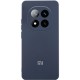 Чохол Silicone Cover Lakshmi Full Camera (AA) with logo для Xiaomi Poco X7 Синій / Midnight Blue