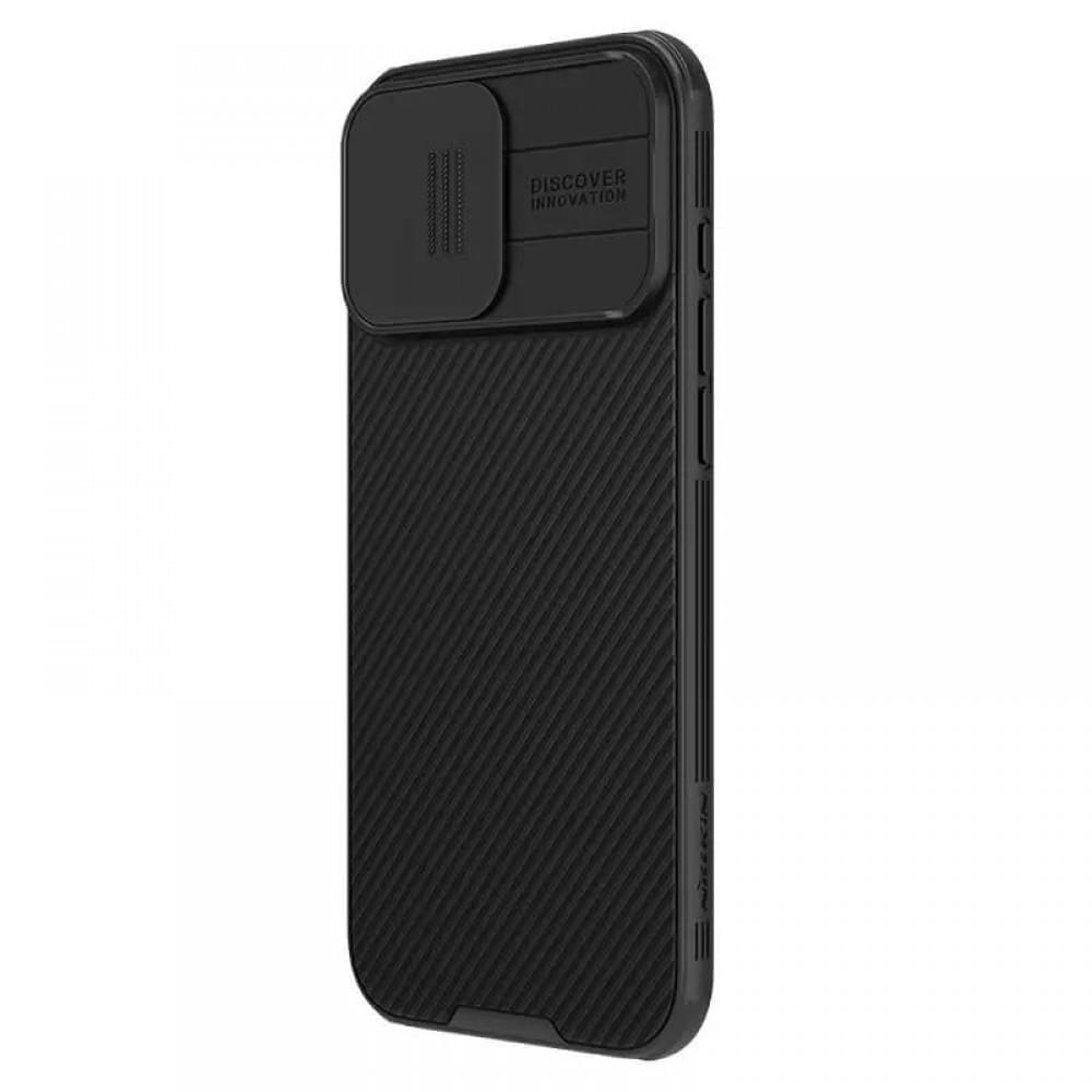 Карбонова накладка Nillkin CamShield Pro для Apple iPhone 17 (6.3") Black