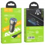 АЗП Hoco Z48 Tough 40W (2Type-C) + Type-C to Lightning Metal gray