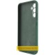 Чохол Silicone Cover Lakshmi Full Camera (AAA) для Samsung Galaxy S25 Edge Зелений / Cyprus Green