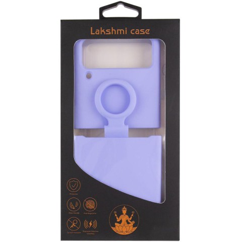 Чохол Foldables Silicone Cover Lakshmi (AAA) для Samsung Galaxy Z Flip4 Бузковий / Dasheen