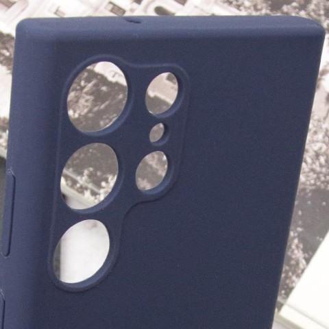 Чохол Silicone Cover Lakshmi Full Camera (AAA) для Samsung Galaxy S26 Ultra Темно-синій / Midnight blue
