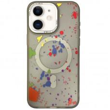 Чохол TPU+PC Flush with MagSafe для Apple iPhone 11 (6.1") Titanium grey