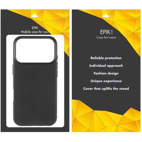 Чохол TPU Epik Black для Apple iPhone 17 Pro (6.3") Чорний