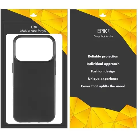 Чохол TPU Epik Black для Apple iPhone 17 Pro (6.3") Чорний