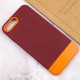 Чохол TPU+PC Bichromatic для Apple iPhone 7 plus / 8 plus (5.5") Brown burgundy / Orange