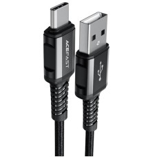 Дата кабель Acefast C1-04 USB to Type-C 3A (1.2m) Black