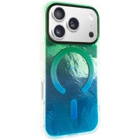 Чохол TPU Shiny Mountain (MagFit) для Apple iPhone 17 Pro (6.3") Green / Blue