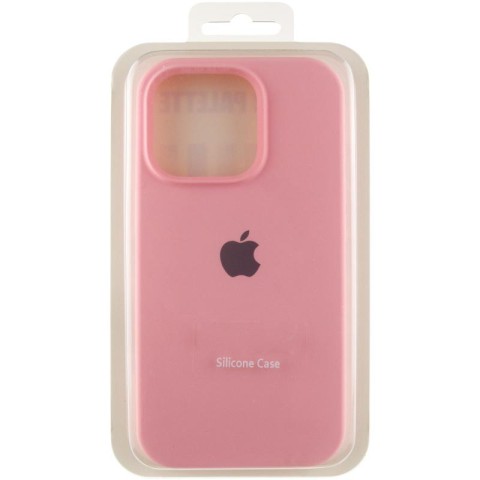 Чохол Silicone Case Full Protective (AA) для Apple iPhone 15 Pro Max (6.7") Рожевий / Light pink