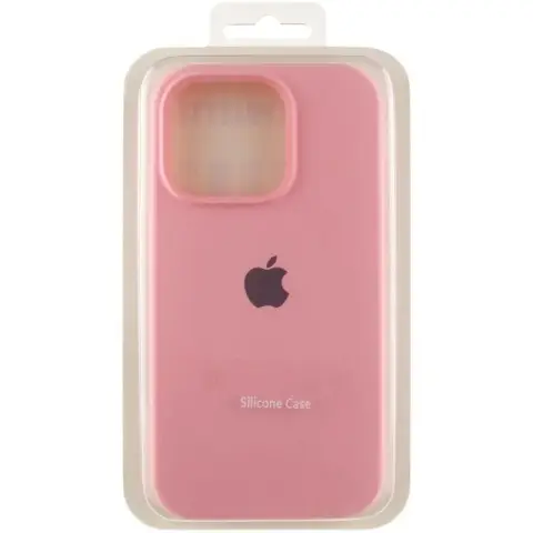 Чохол Silicone Case Full Protective (AA) для Apple iPhone 15 Pro Max (6.7") Рожевий / Light pink