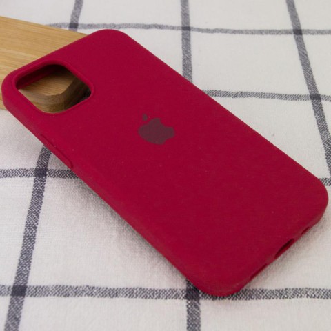 Чохол Silicone Case Full Protective (AA) для Apple iPhone 15 Plus (6.7") Червоний / Rose Red