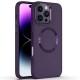 TPU чохол Bonbon Metal Style with MagSafe для Apple iPhone 16 Pro Max (6.9") Фіолетовий / Dark Purple