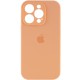 Чохол Silicone Case Full Camera Protective (AA) для Apple iPhone 16 Pro (6.3") Помаранчевий / Cantaloupe