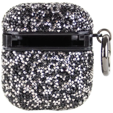 TPU чохол Bling World Rock Diamond для навушників AirPods 1/2 Чорний
