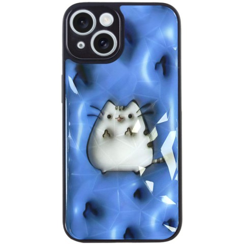 TPU+PC чохол Prisma Fluffie для Apple iPhone 15 (6.1") Pusheen