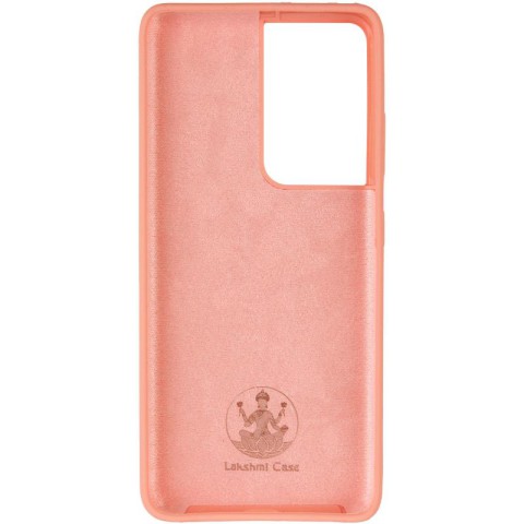 Чохол Silicone Cover Lakshmi (AA) для Samsung Galaxy S21 Ultra Рожевий / Pink