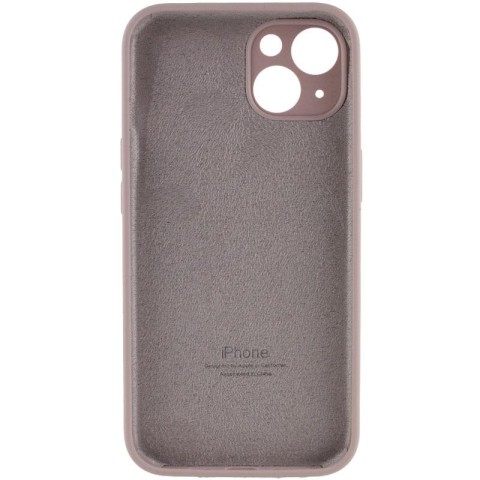 Чохол Silicone Case Full Camera Protective (AA) для Apple iPhone 15 Plus (6.7") Сірий / Lavender